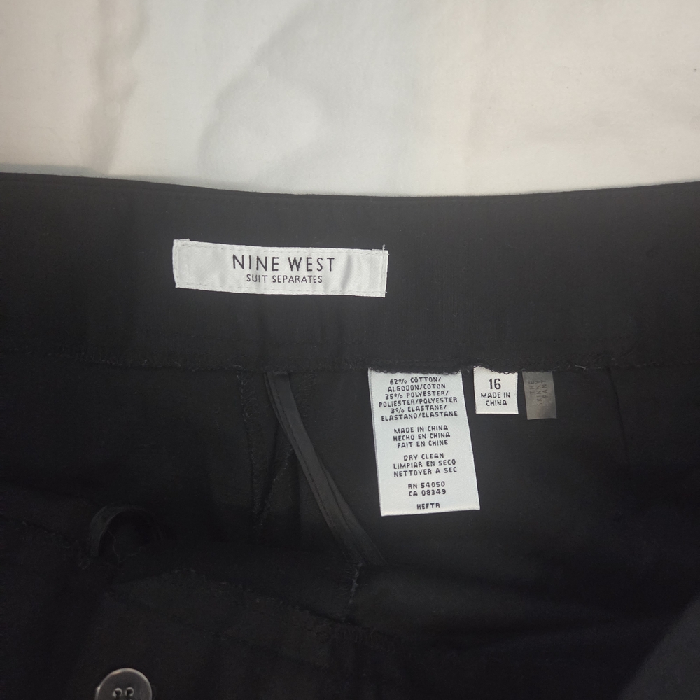 Nine West Classic Black Suit Separates